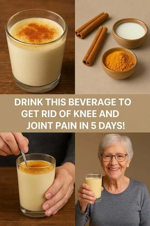 Reduce Knee & Joint Pain with this Soothing Drink Recipe