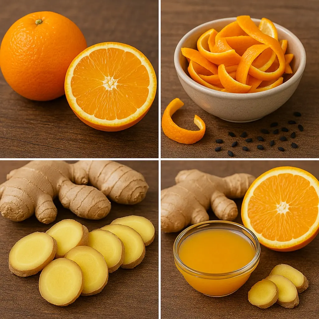 Don’t Throw Away Orange Peels! Combine Them with Ginger for a Powerful, Economical, and Practical Remedy!