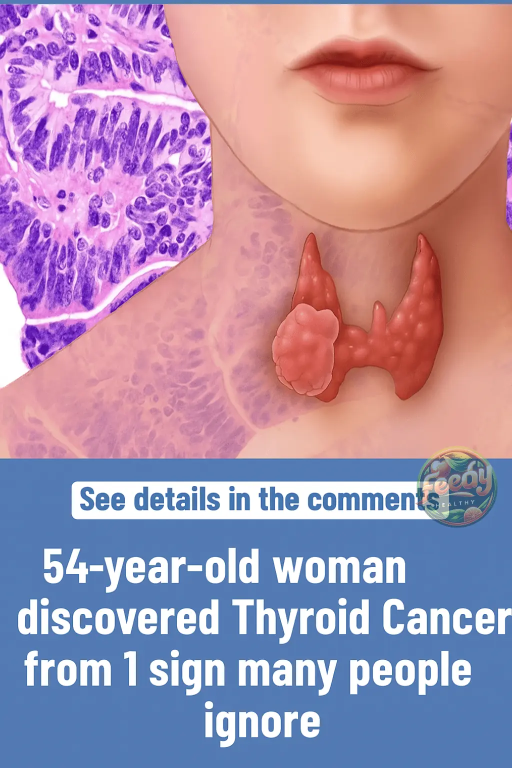 A 54-Year-Old Woman Discovered Thyroid Cancer from One Easily Overlooked Symptom