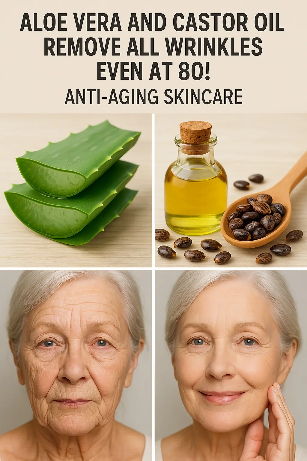 Embrace Youthful Skin with Aloe Vera and Castor Oil