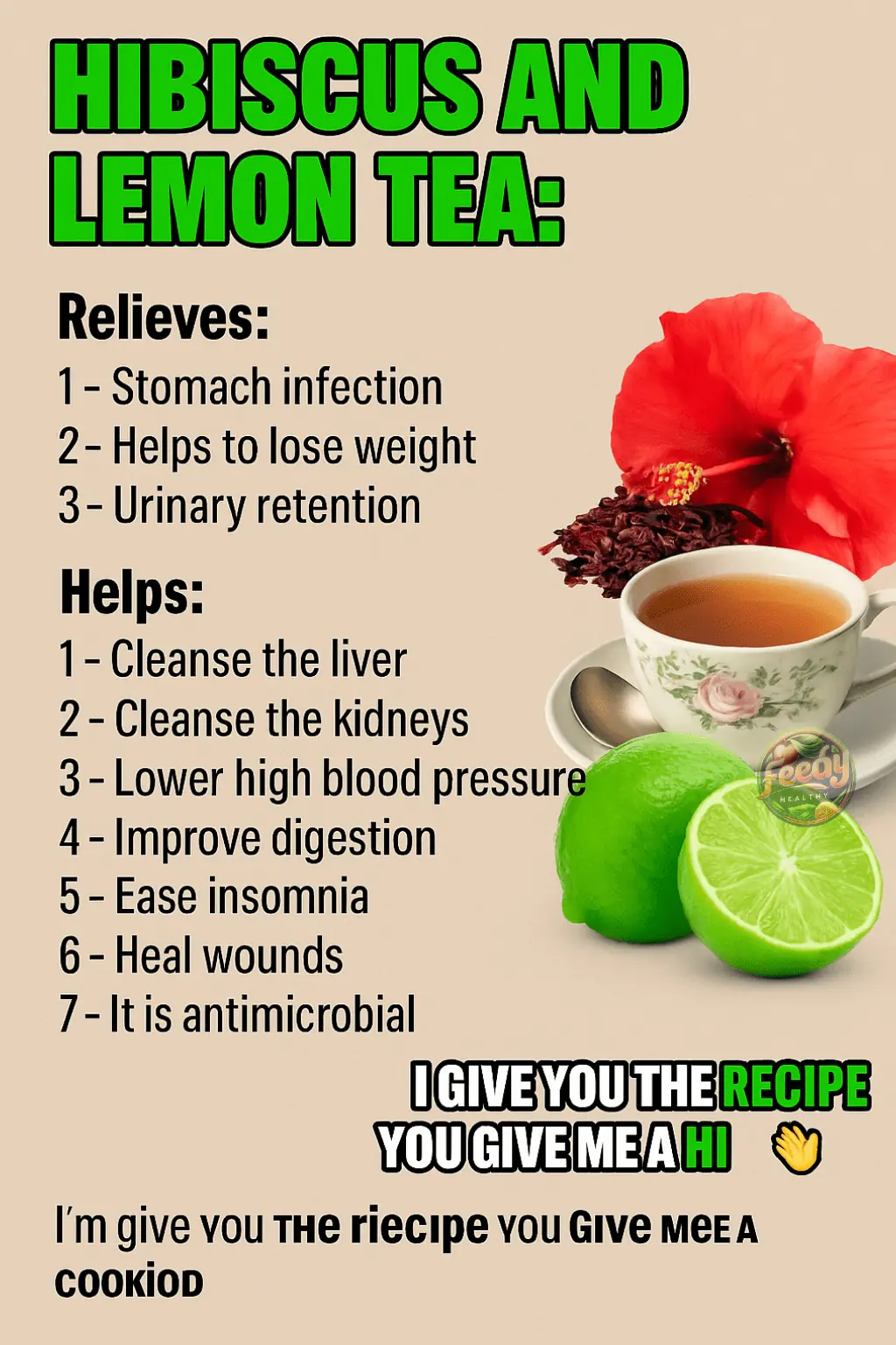 Hibiscus and Lemon Tea ππΊ