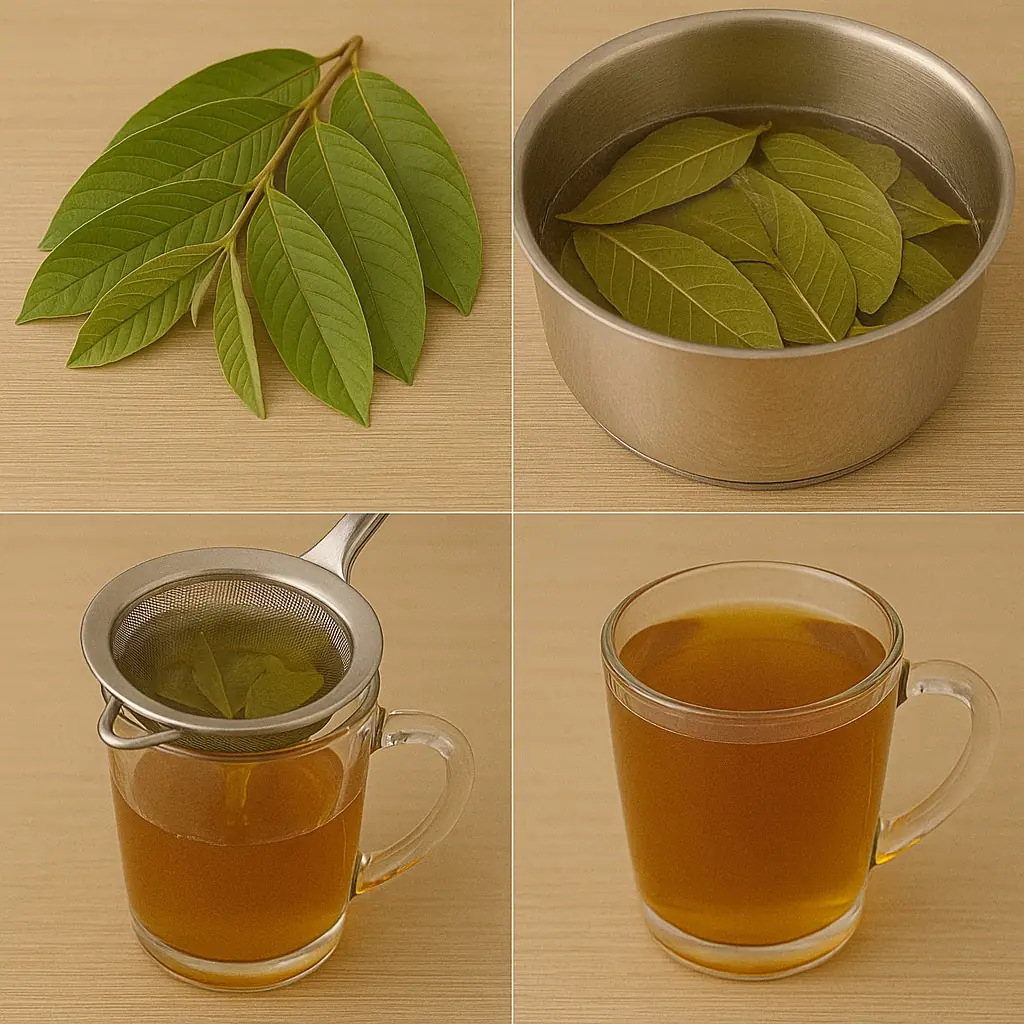 Enjoy the Health Benefits of Homemade Guava Leaf Tea