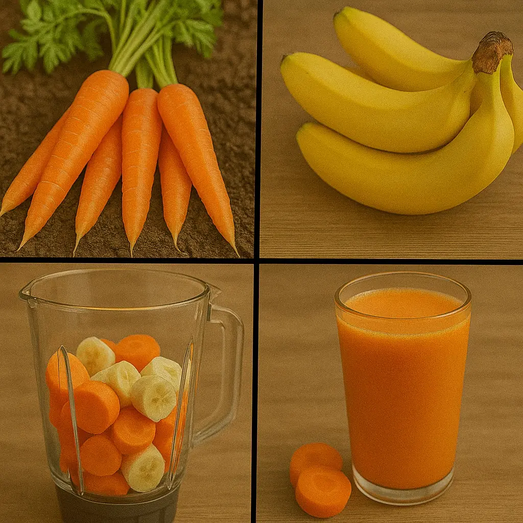 Creamy Carrot-Banana Juice Recipe for a Healthy Boost!