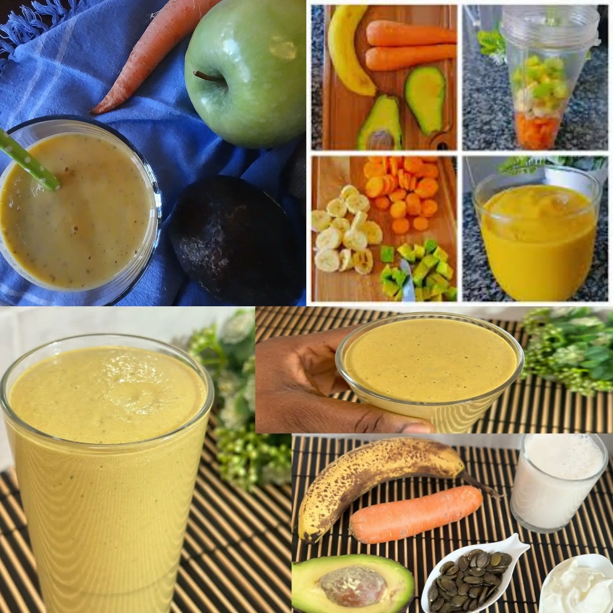 How to Make a Healthy Banana, Avocado & Carrot Smoothie 🥑🍌🥕