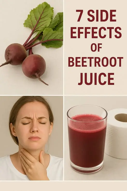Potential Side Effects of Beetroot Juice