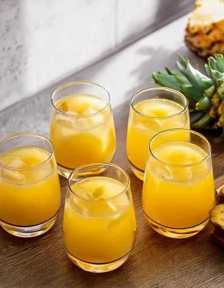 My nana swears by these 'Pineapple Ginger Energy' shots. She says it makes her feel totally different. Here's how to make it and why