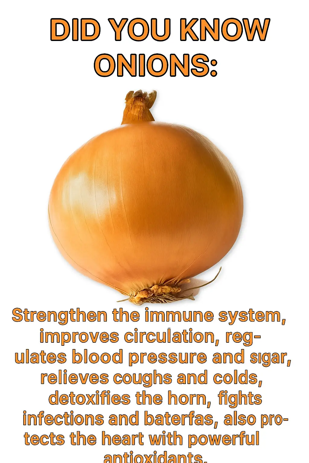 THE HEALTH BENEFITS OF ONION 🧅