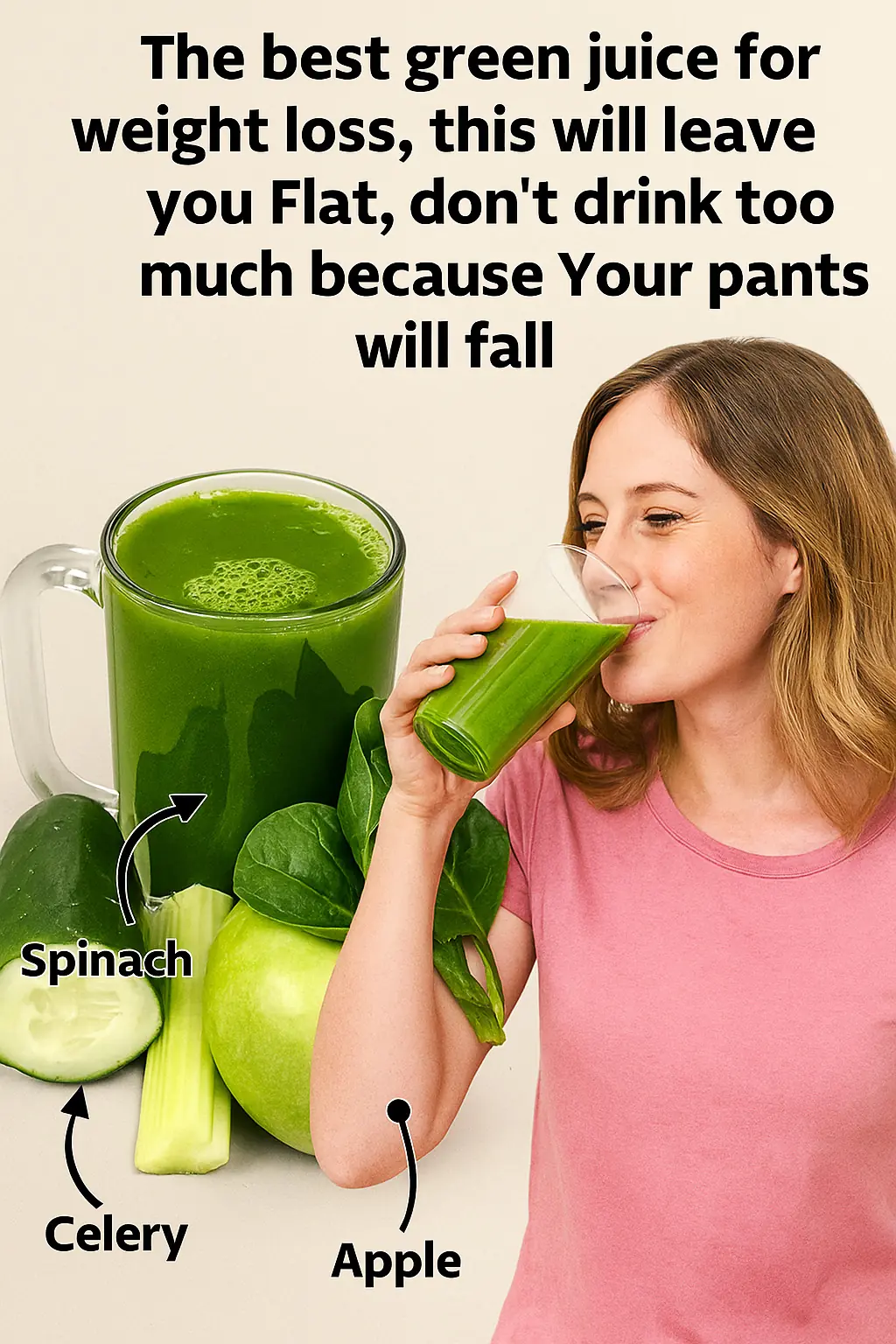 THE ULTIMATE GREEN JUICE FOR WEIGHT LOSS — FLATTEN YOUR STOMACH FAST!