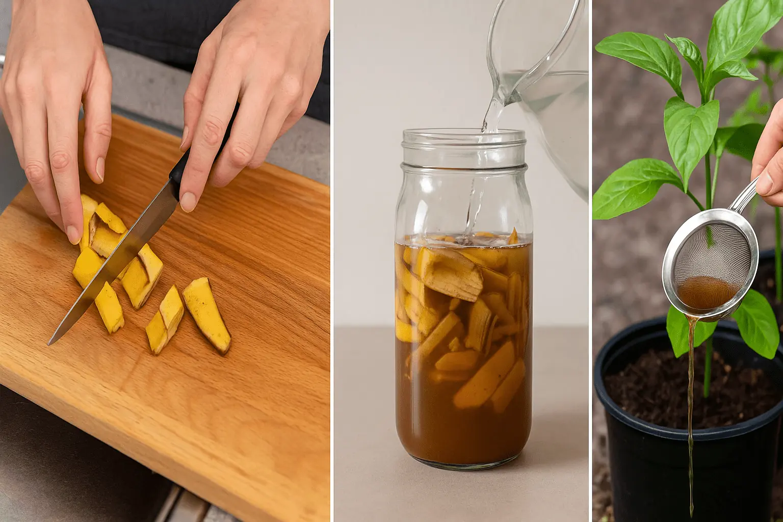 How to Transform Banana Peels into Powerful Homemade Fertilizer In Just 5 Steps