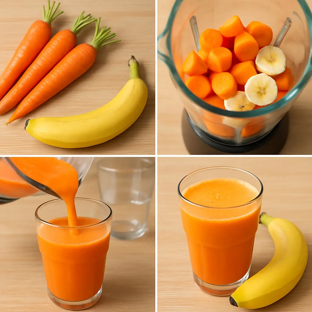 Refreshing Carrot and Banana Juice Recipe: A Healthy and Delicious Drink for You