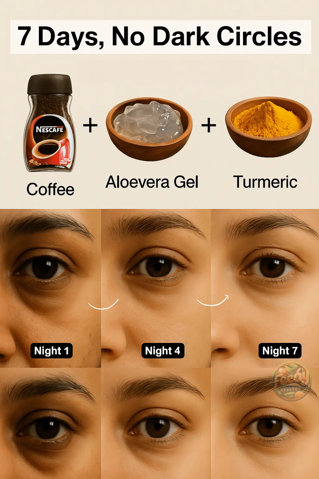 6 Coffee Eye Masks to Get Rid of Dark Circles | Under Eye Wrinkles | Eye bags & Puffy Eyes