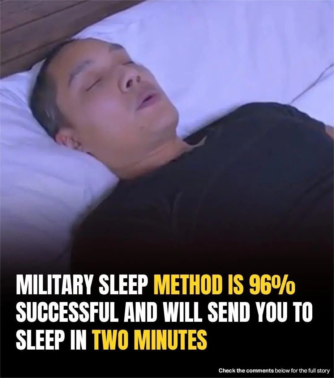 This Military Sleep Method Helps You Fall Asleep In Less Than Two Minutes