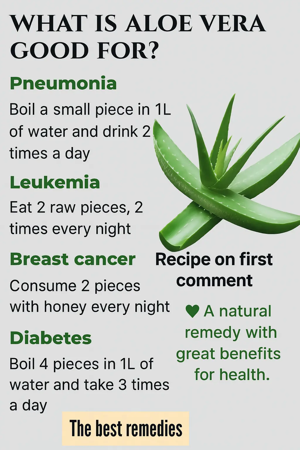 Amazing Benefits of Aloe Vera 😱🌿