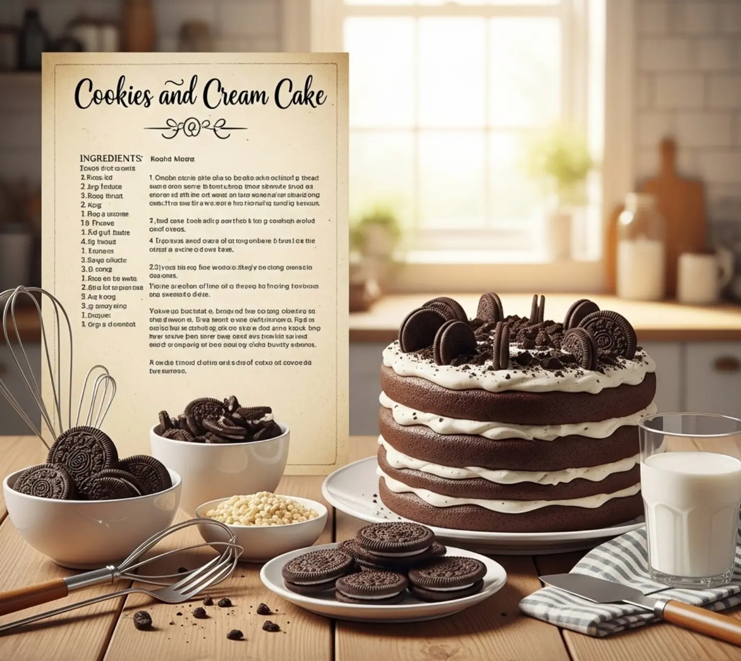 🍪 Cookies and Cream Cake