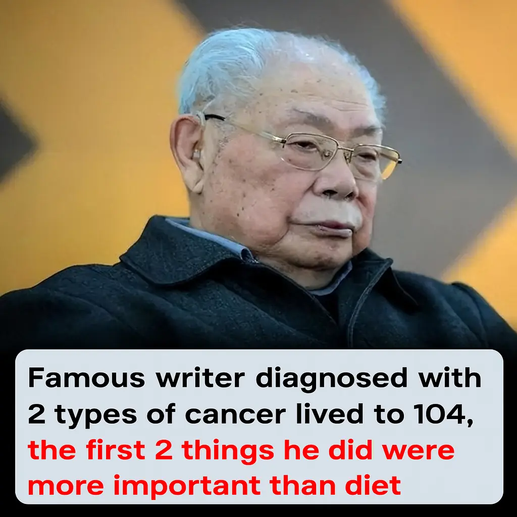 Famous Writer Diagnosed with Two Types of Cancer Lived to 104: The First Two Things He Did Were More Important Than Diet