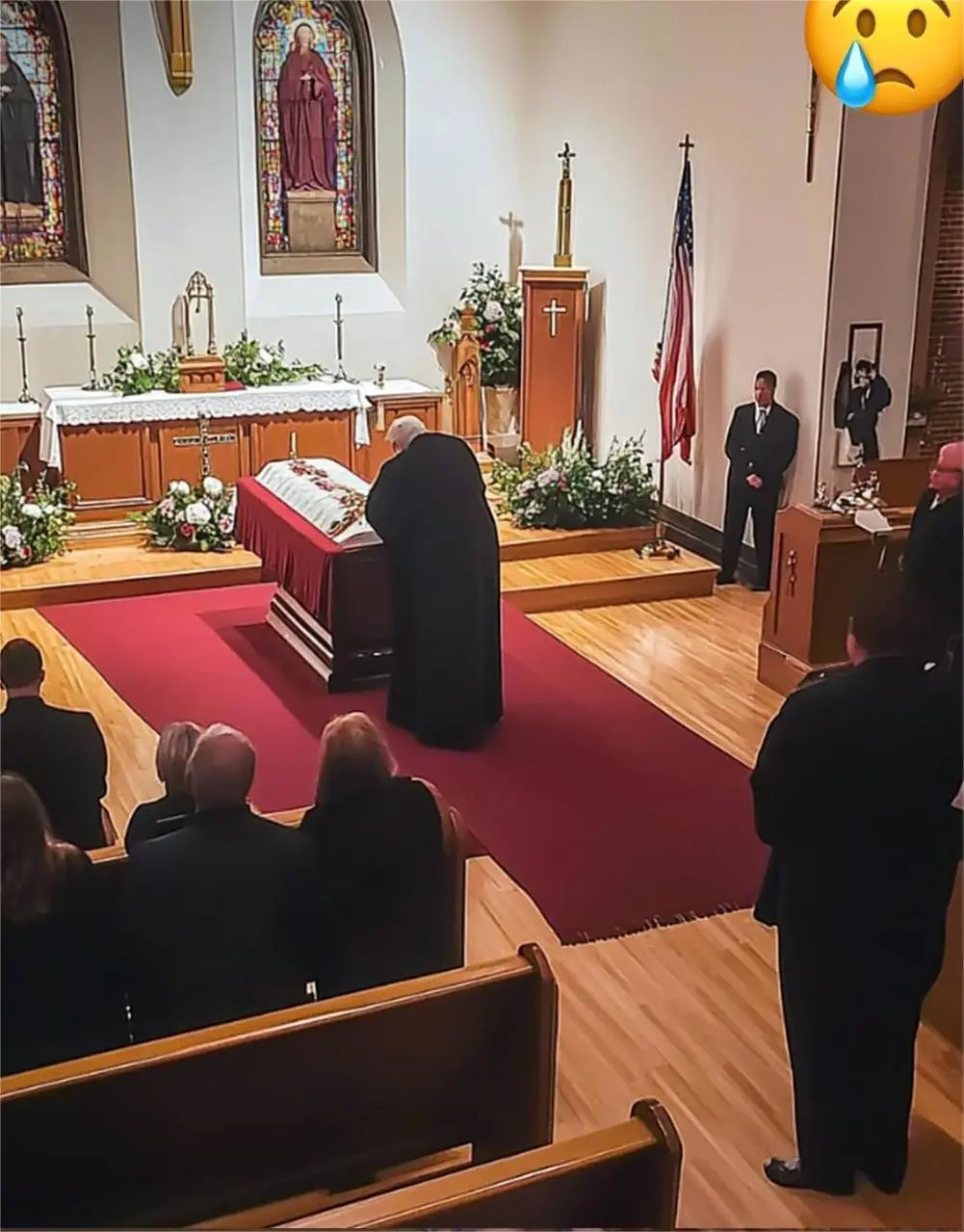 Priest stunned by unexpected discovery while conducting funeral