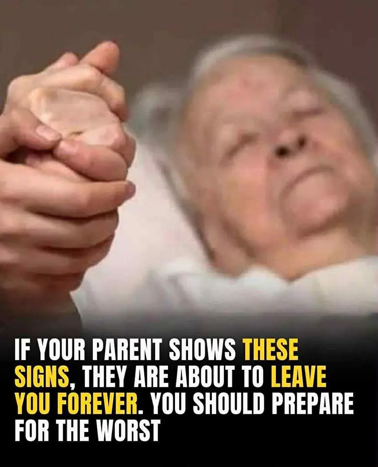If Your Parent Shows These 3 Signs, They May Be Nearing the End of Life. Prepare Yourself for What’s to Come
