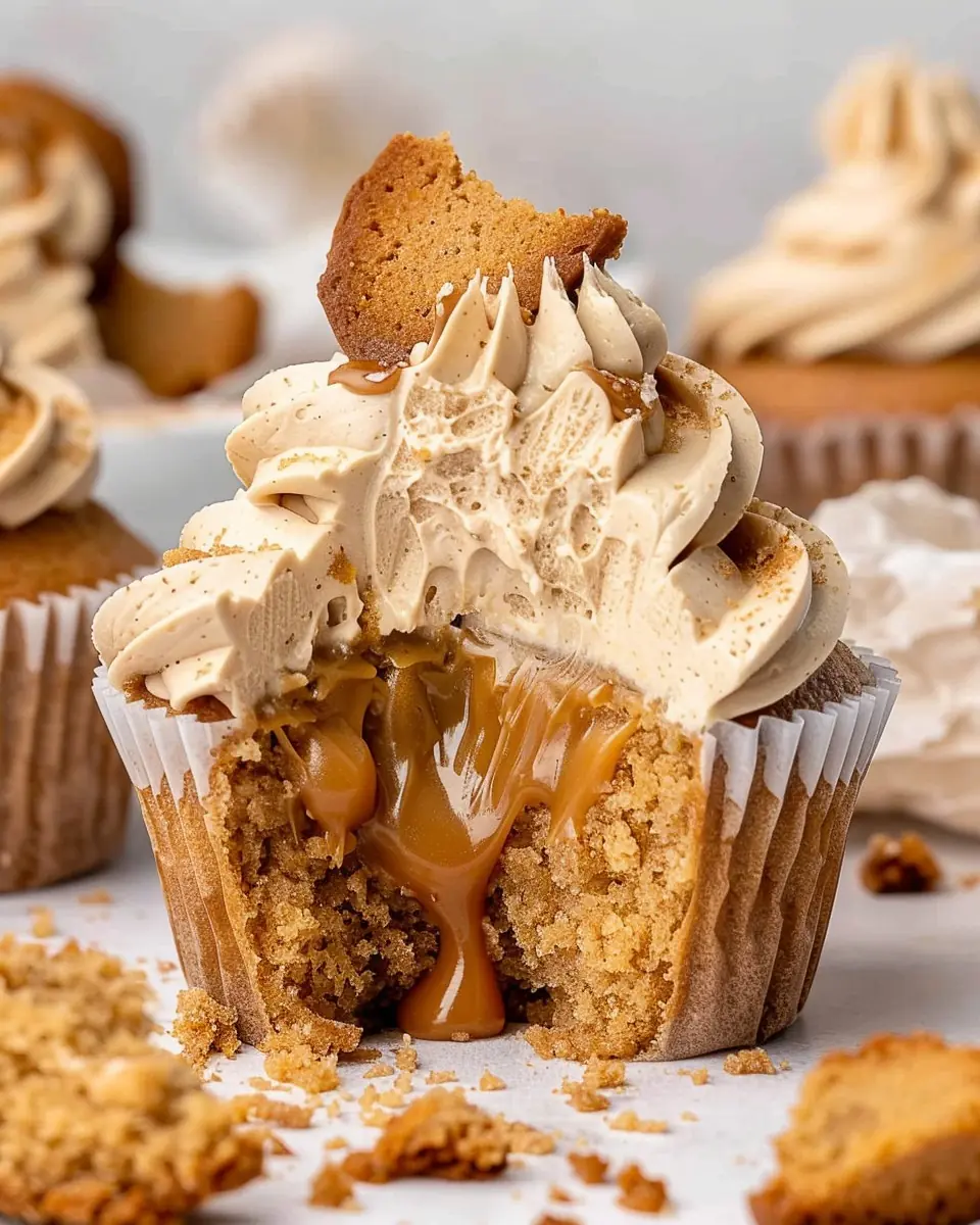 🍪 Biscoff Cupcakes with Biscoff Buttercream