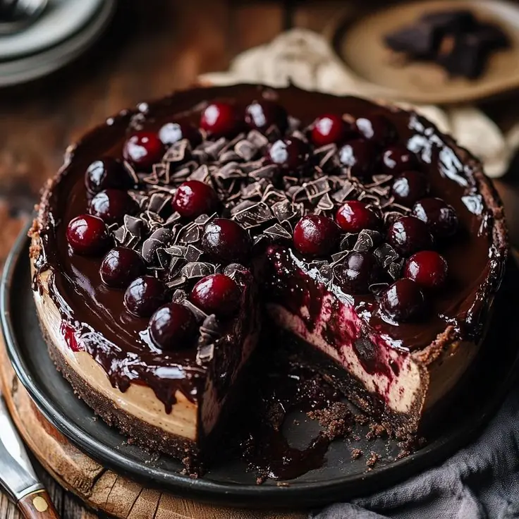 🍒🍫☀️ Summer Chocolate Cherry Luxe Cake