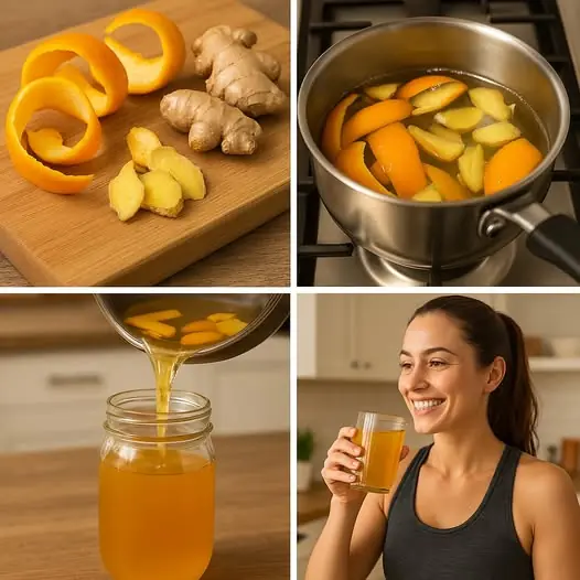 Transforming Orange Peels and Ginger into a Health Boost for You!