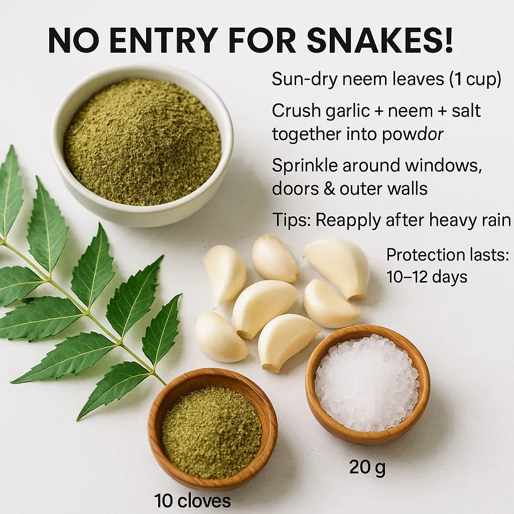 The Natural Snake Repellent That Sends Snakes Running — Safe for You, Deadly for Them 🐍❌