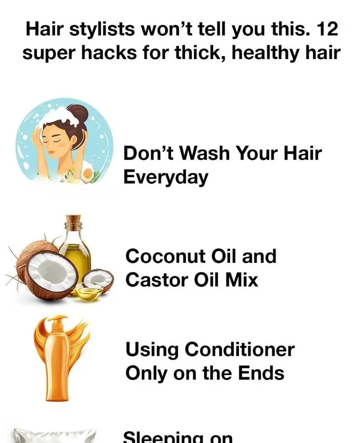 Hair stylists wonβt tell you this. 12 super hacks for thick, healthy hair