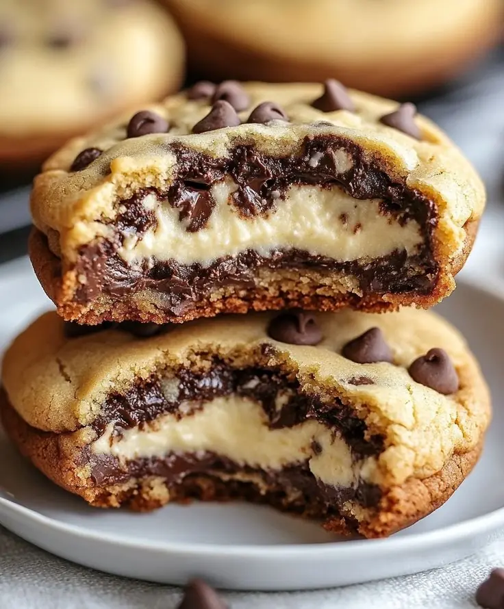 💕😋 Chocolate Cheesecake Cookies Recipe 😋💕