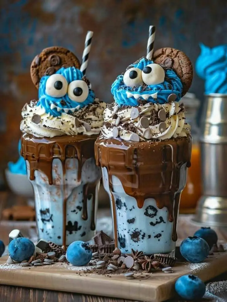 🧁💙 Cookie Monster Fresh Shake 💙🧁