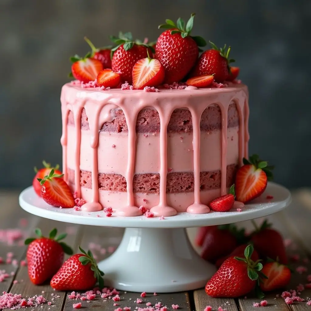 🌸🎂 Pink Velvet Cake 🎂🌸