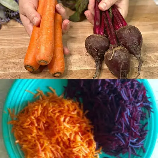 Grandma’s Beetroot & Carrot Delight – A Simple Recipe for Health and Flavor!