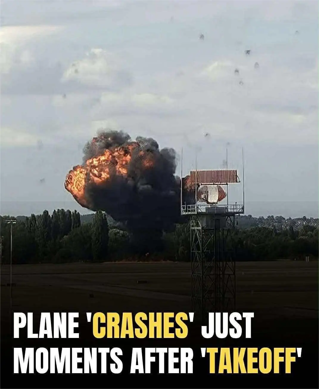 Airport remains shut down following fireball plane crash
