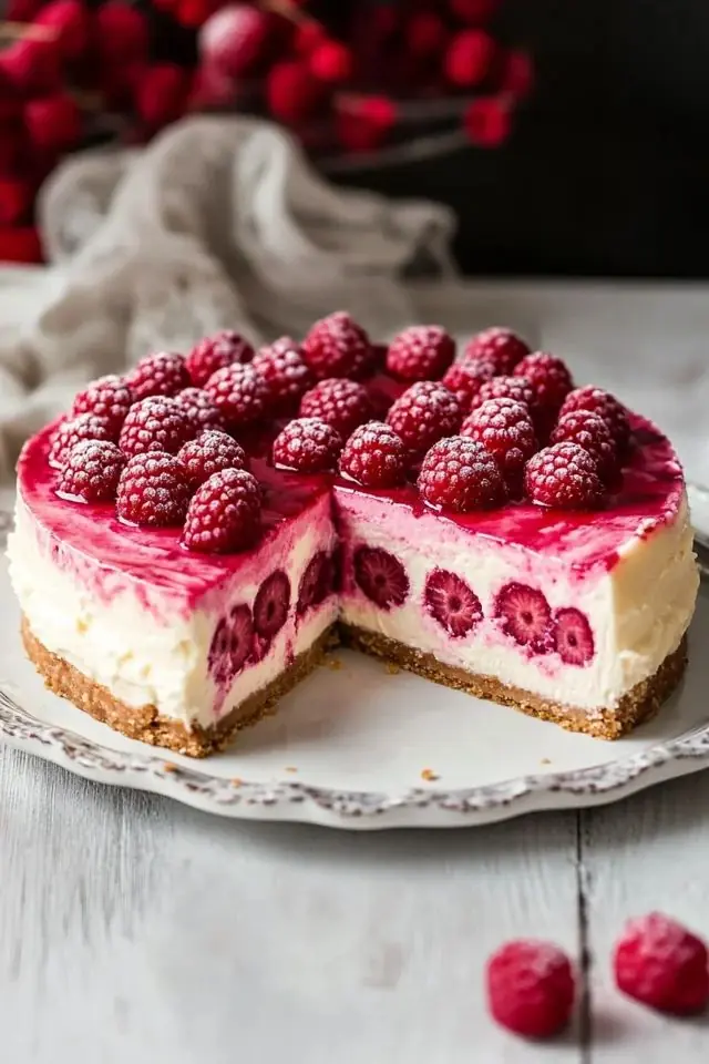 ππ Raspberry Ice Cream Cheesecake ππ