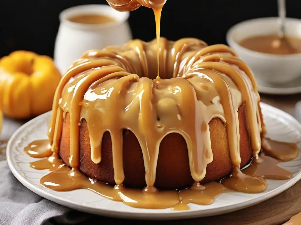π€π° Sour Cream Pound Cake with Caramel Frosting π°π€