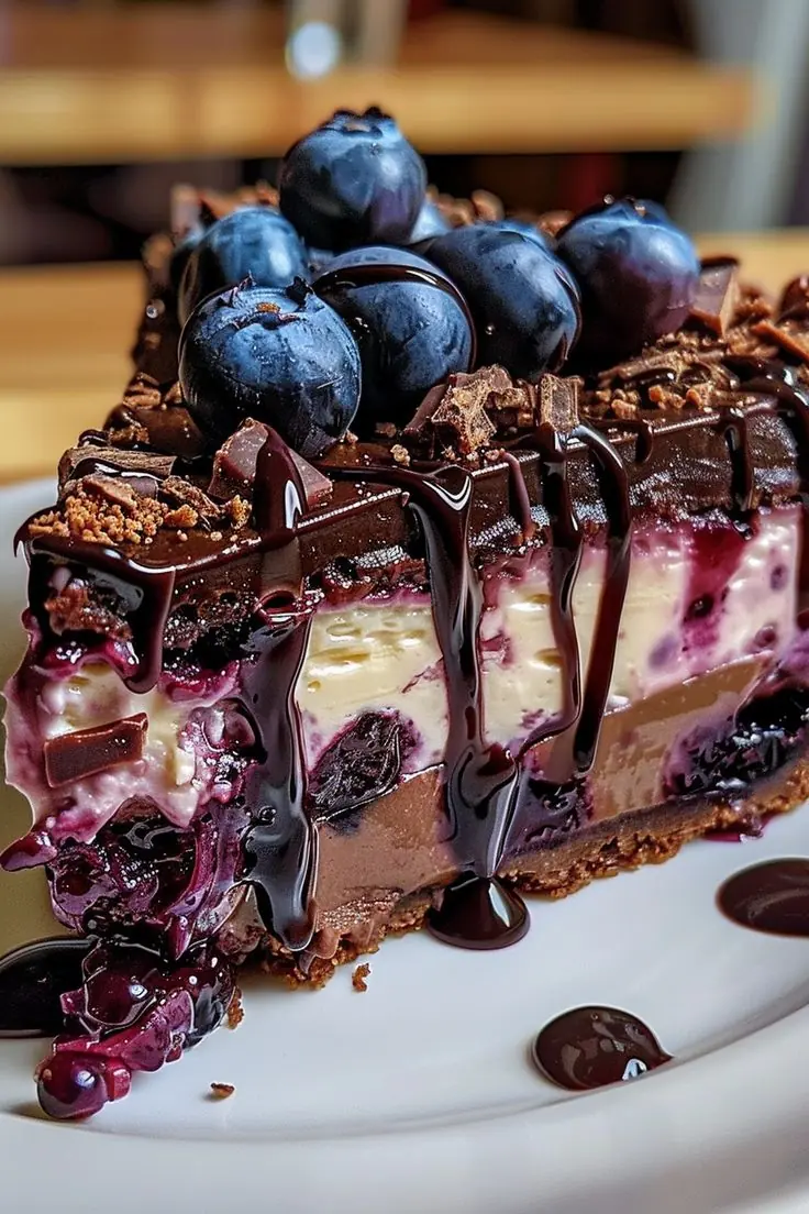 π«π° Indulge in Blueberry Mousse Heaven Cheesecake π°π«