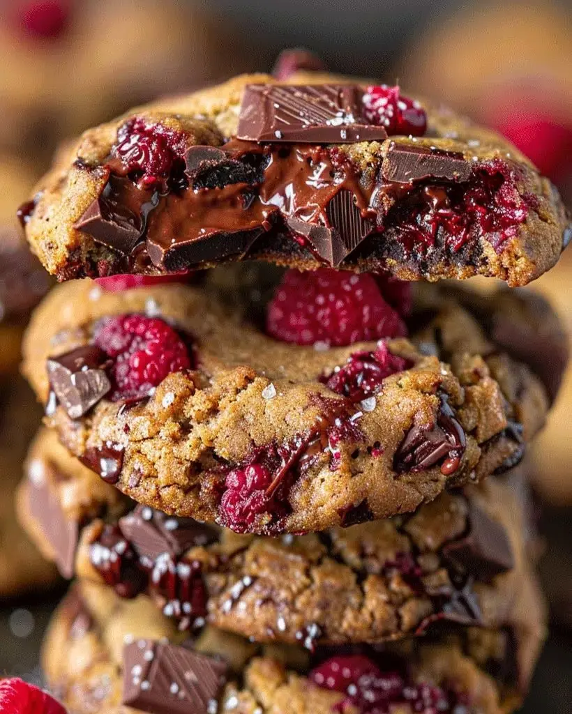 πͺβ€οΈ Raspberry Chocolate Chip Cookies β€οΈπͺ