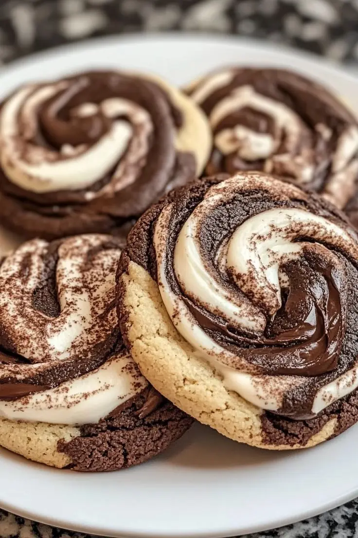 πͺβ¨ Peanut Butter Hazelnut Swirl Cookies β¨πͺ