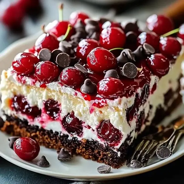 ππ« Cherry Chocolate Chip Cake π«π