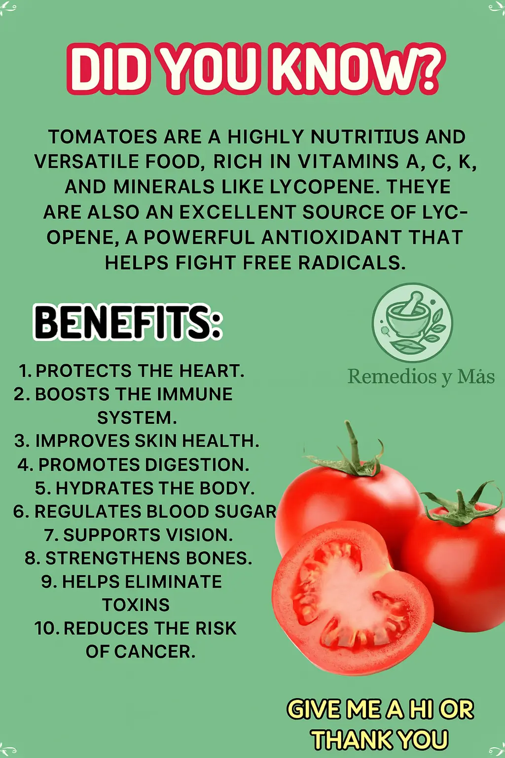 The Wonderful Health Benefits of Tomatoes