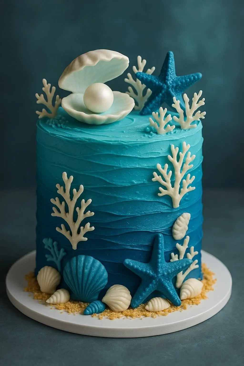 🌊 Deep Sea Cake – A Magical Ocean-Inspired Dessert