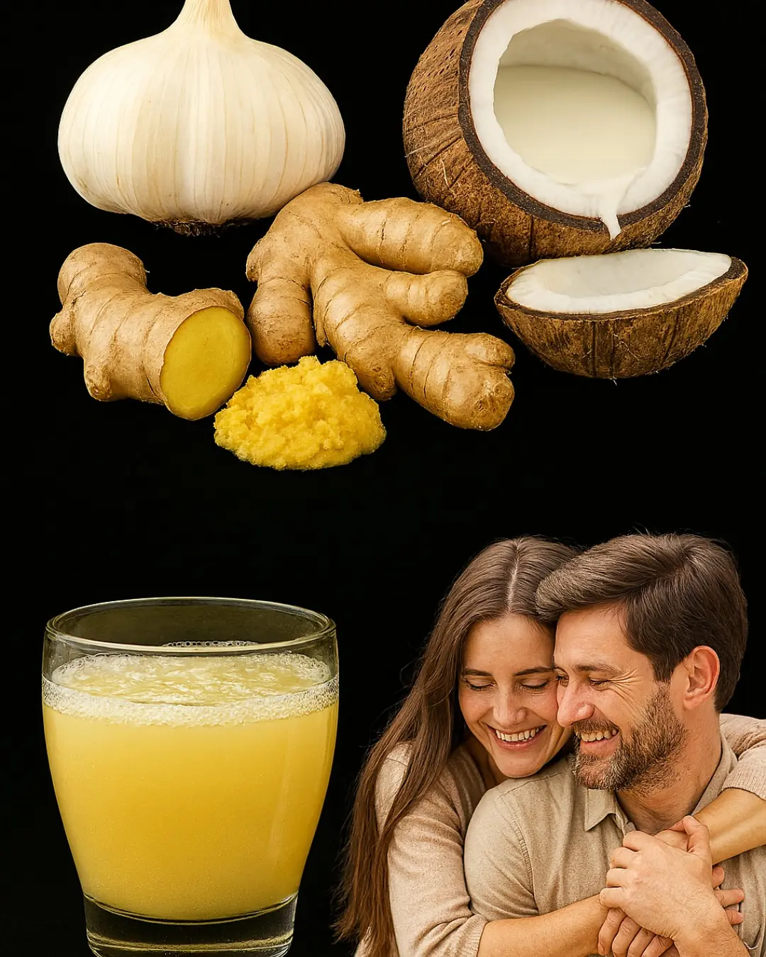 Ignite Your Energy: The Ultimate Coconut Water, Garlic, Ginger & Honey Elixir for Peak Performance