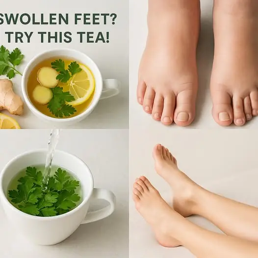 Say Goodbye to Swollen Legs, Ankles, and Feet with Parsley Tea!