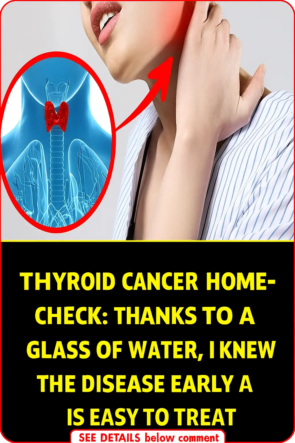 How I Detected Thyroid Cancer Early at Home With Just a Glass of Water