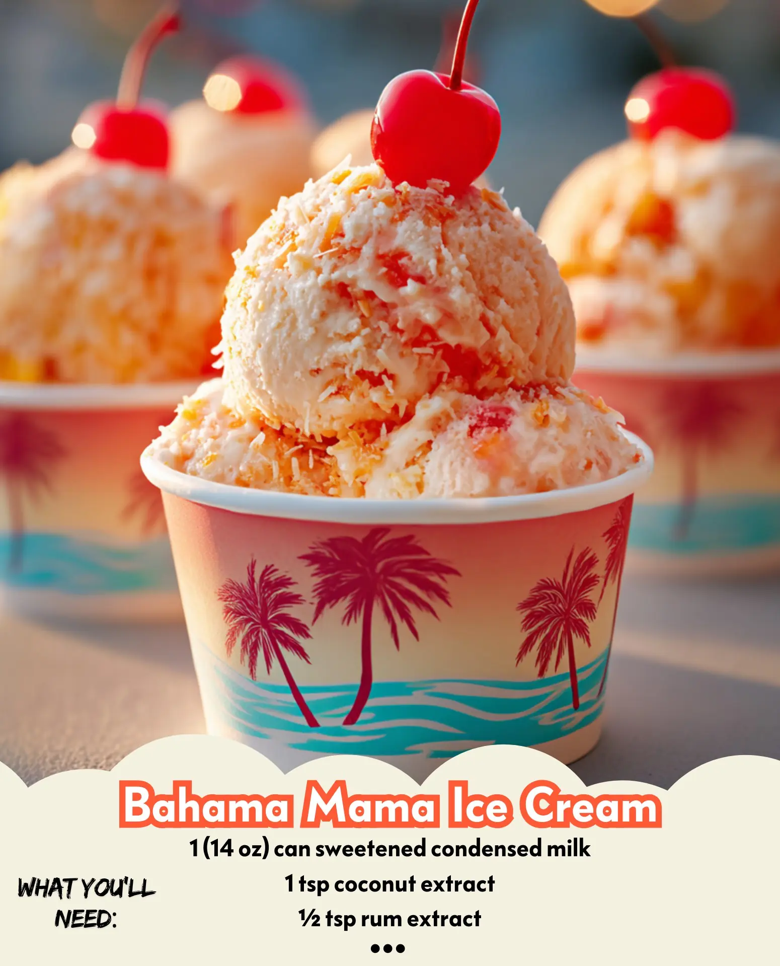 🍨 Bahama Mama Ice Cream Recipe