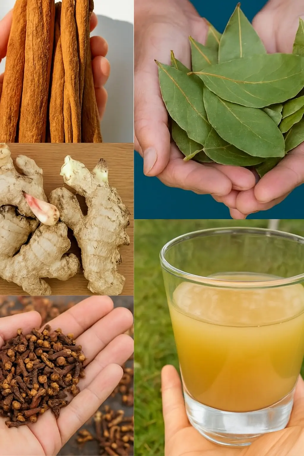 Ignite Your Health with the Ultimate Cinnamon, Ginger, Bay Leaves, and Cloves Elixir