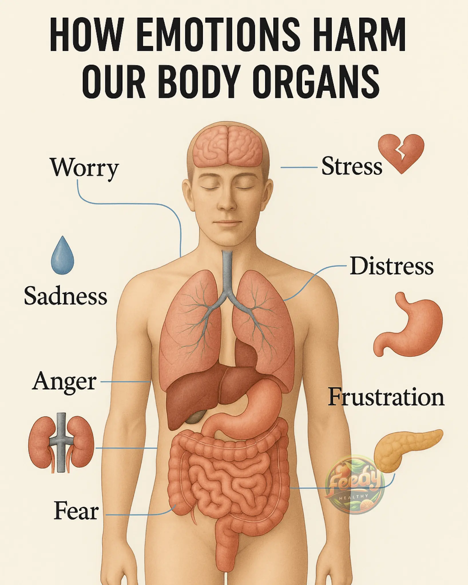 How Emotions Affect Our Organs: The Connection Between Feelings and Health