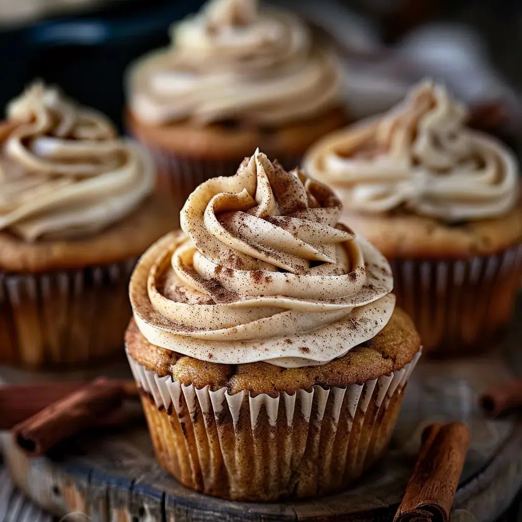 ๐ Apple Cider Cupcakes with Brown Sugar Cinnamon Buttercream ๐