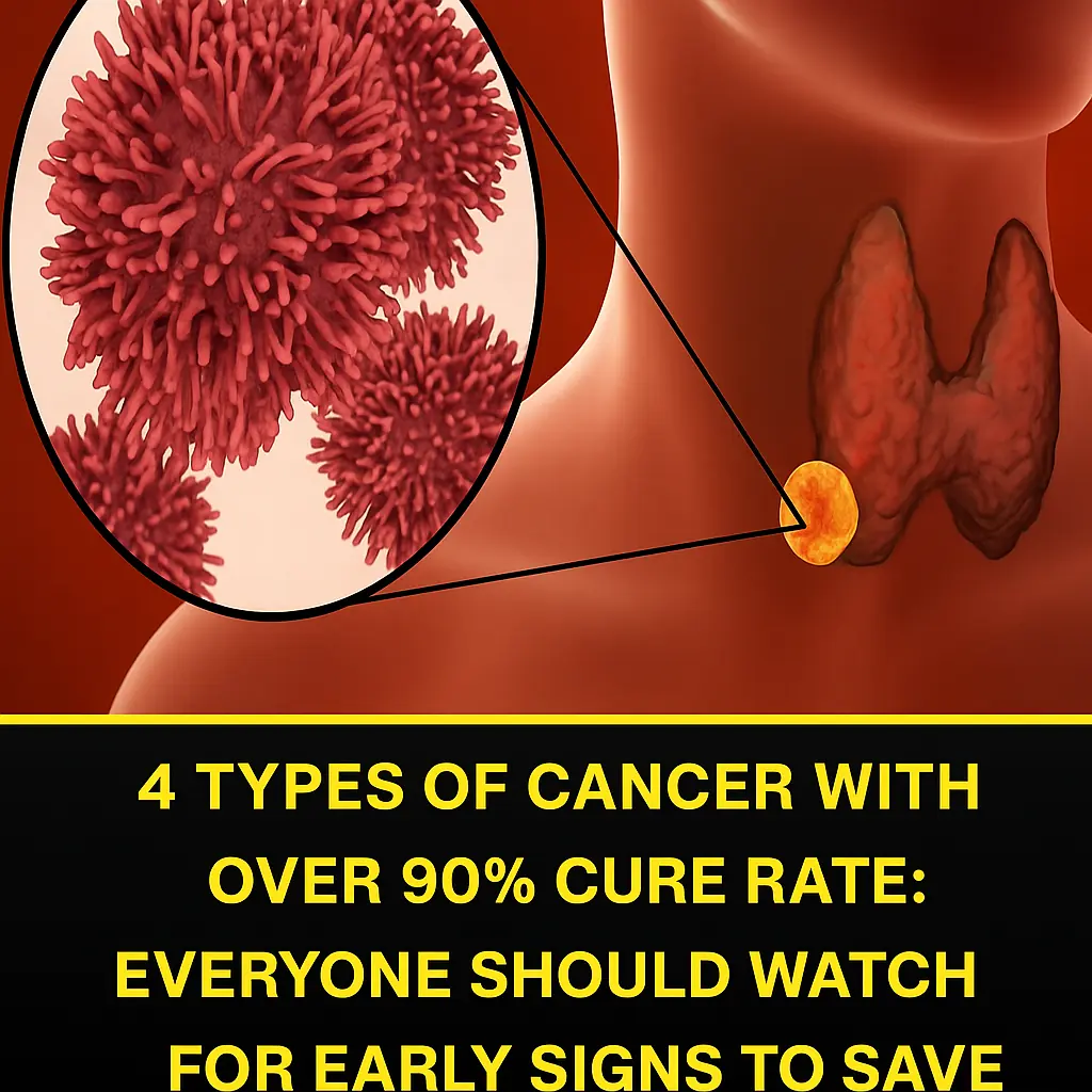 4 Types of Cancer with Over 90% Cure Rate: Everyone Should Watch for Early Signs