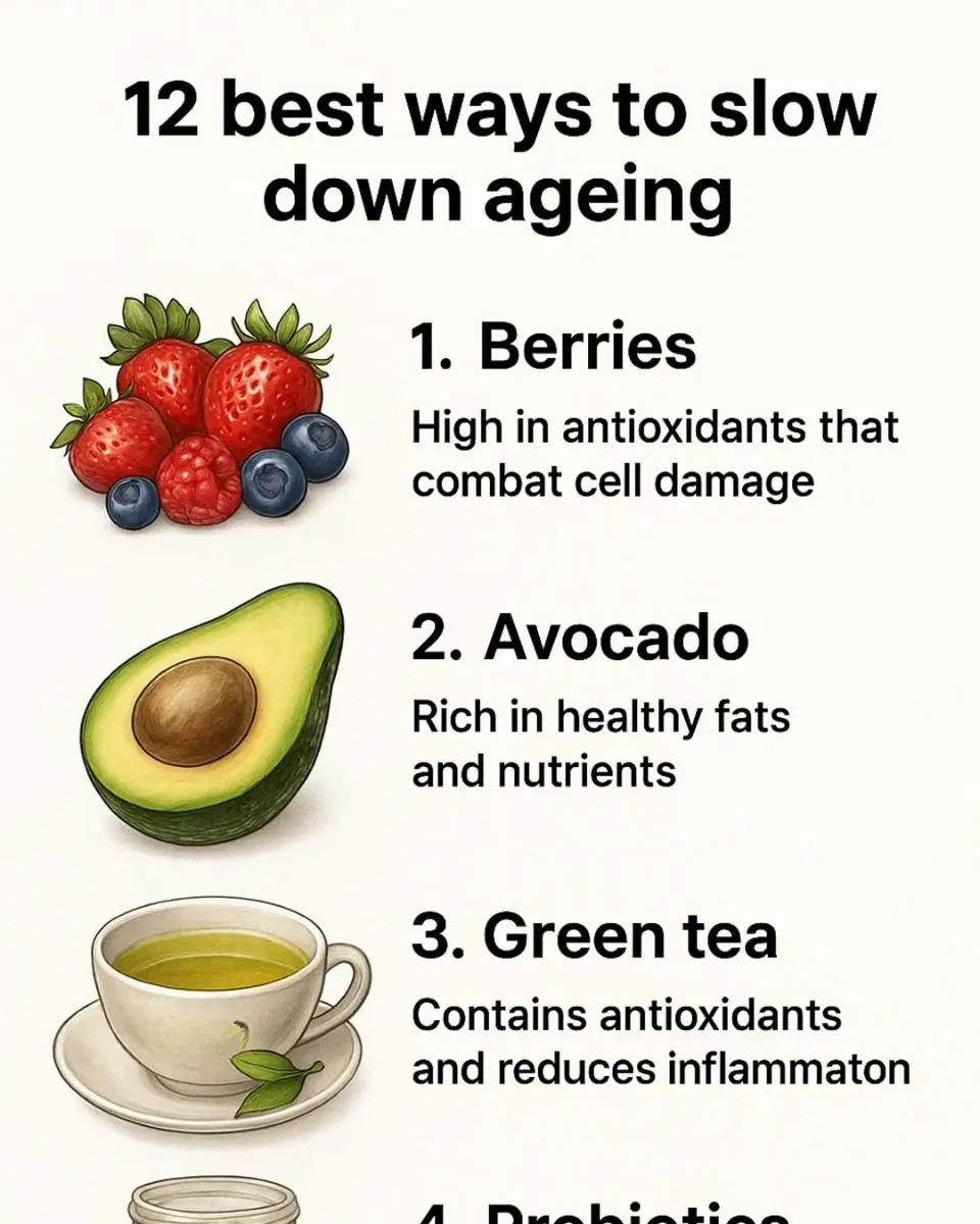 12 best ways to slow down ageing