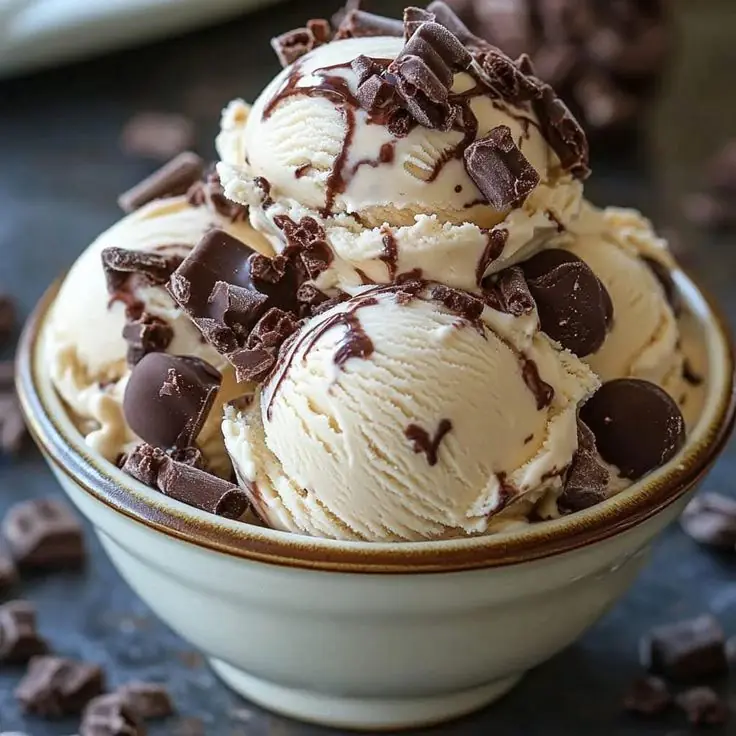 🍨 HOMEMADE MOOSE TRACKS ICE CREAM (No-Churn)