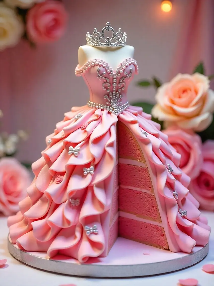 👸🏻✨ Princess-Inspired Celebration Cake